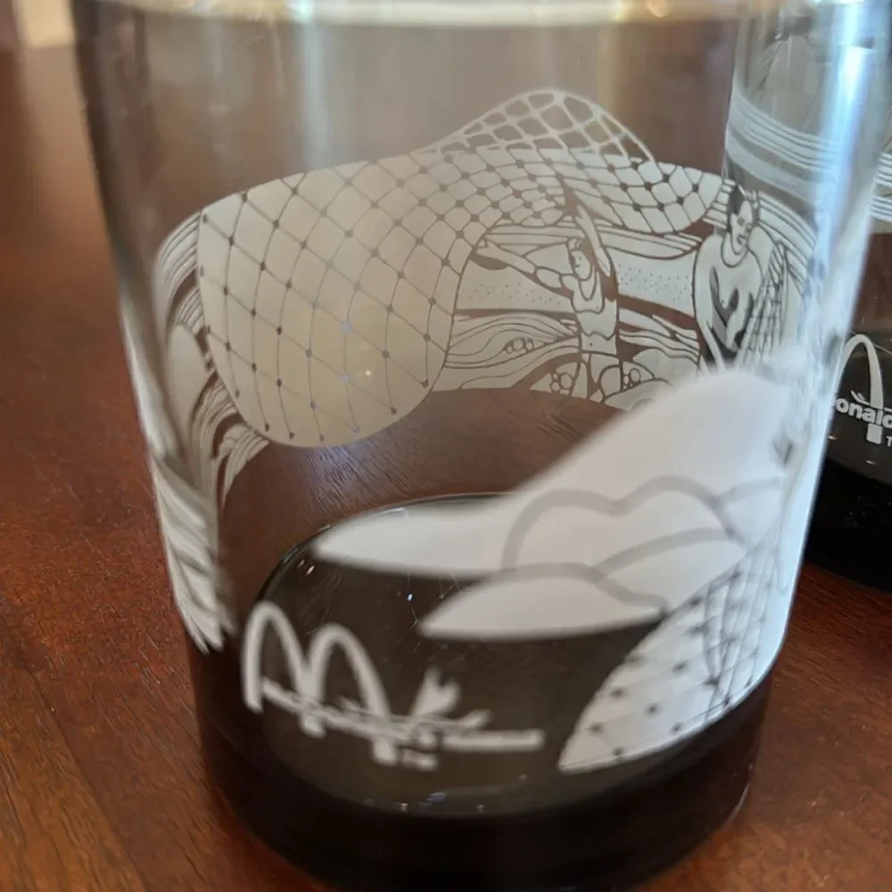 McDonald’s Libby “Hawaiian’s And Their Sea” 4 Glasses Set Vintage Hawaiiana